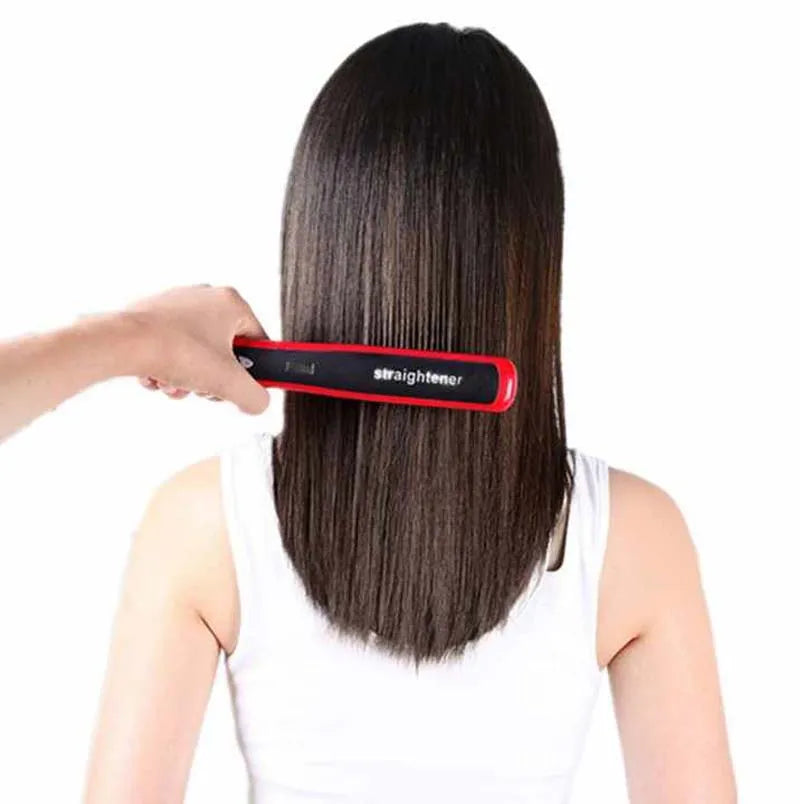 Hair Straightener Professional Quick Heated  Anti-Scald Straight &Curler Dual-Use Personal Care Multifunctional Hairstyle Brush