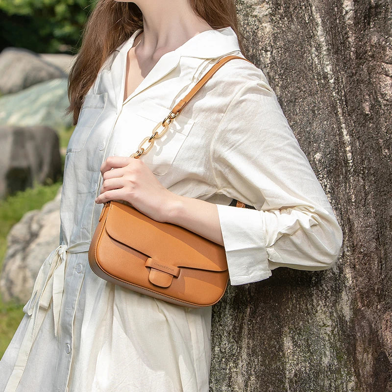 Genuine Leather Vintage Shoulder Bag Ladies Fashion Handbag Shopping Shoulder Bag Coin Purse Women hold-all Luxury Women's Bag