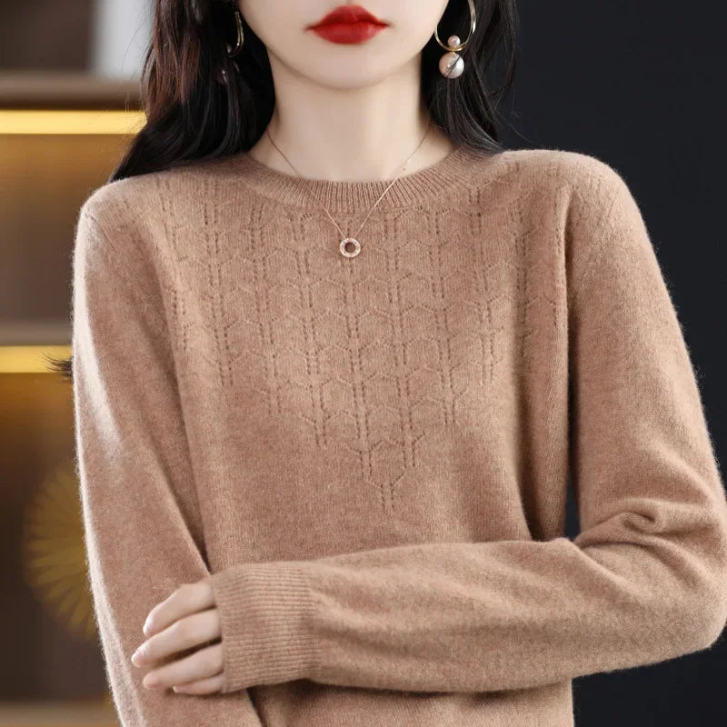 2024 Women Sweaters Autumn Winter Long Sleeve Pullovers Knit wears Warm Pullovers