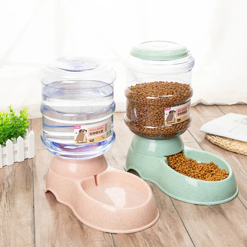 Large Capacity Pet Feeder Bowls Automatic Water Dispenser