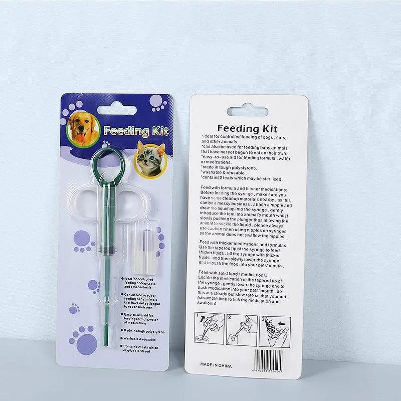Pet Pills Applicator Cats Dogs Syringe