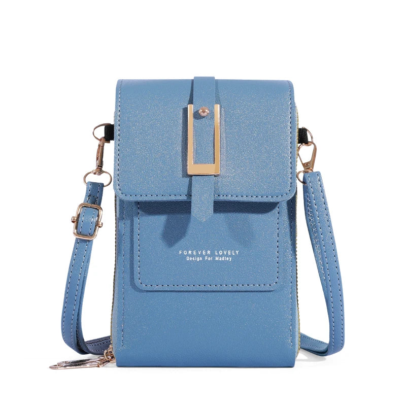 Women's Bag Soft Leather Wallets Cell Phone Purse Fashion Crossbody Shoulder Bags