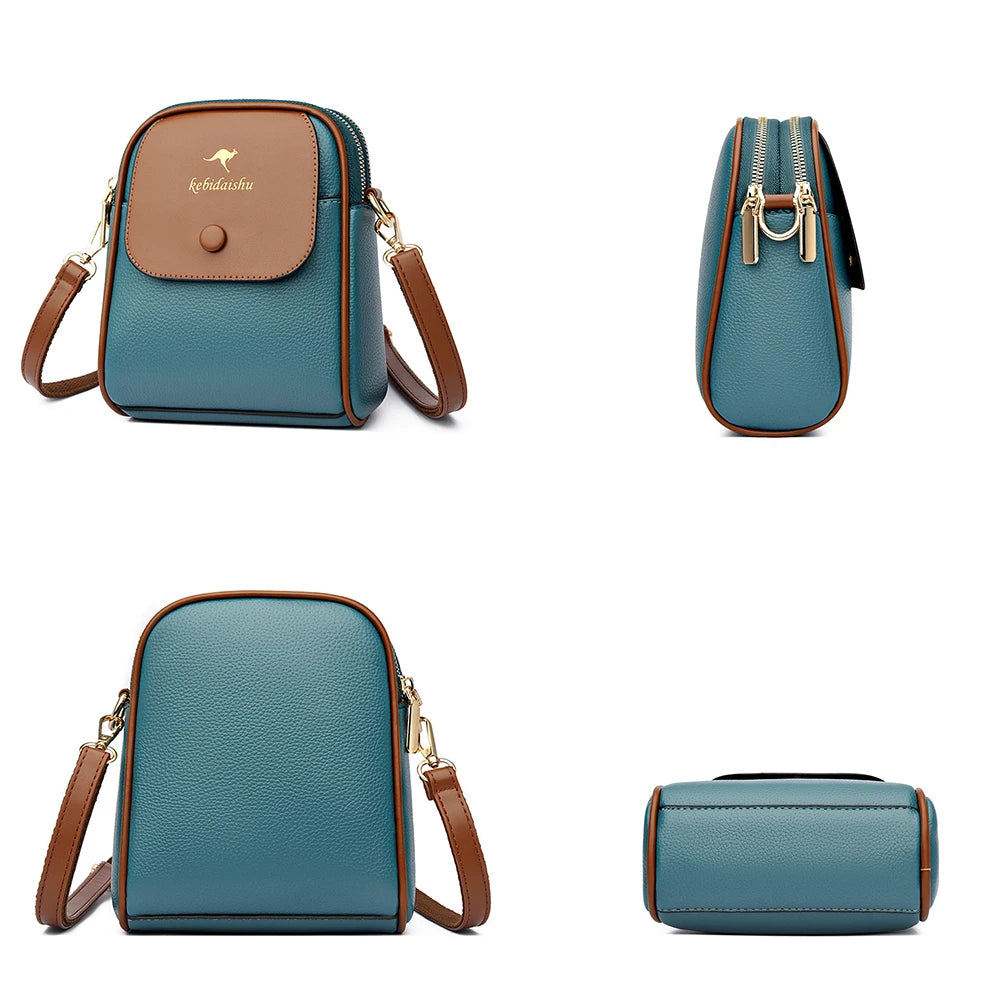 High Quality Leather Women's Crossbody Bag