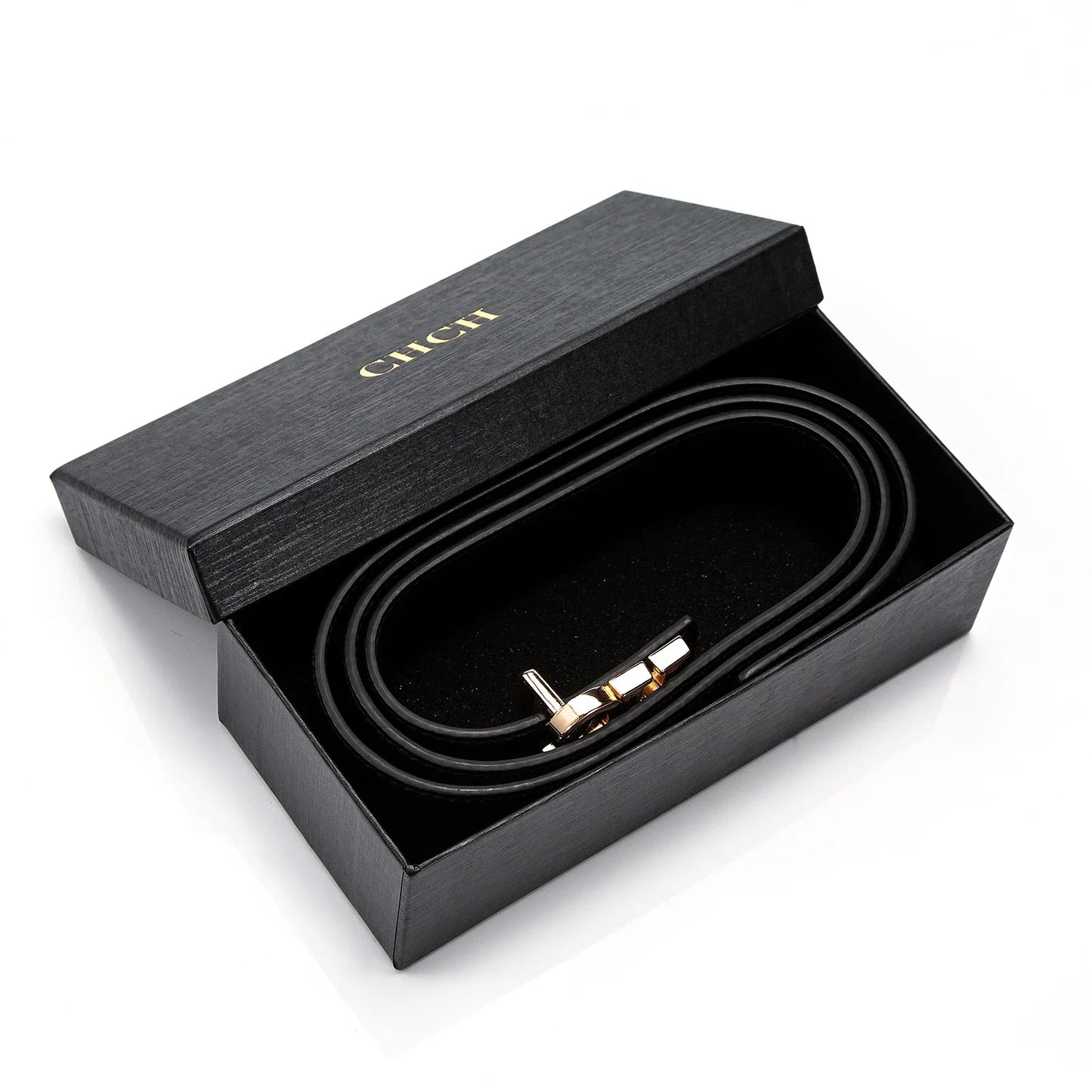 CHCH Leather Belts Brand Cowskin Belt Top Quality , Belt Luxury Designer Leather Belts Metal Buckle , belts 3.8CM