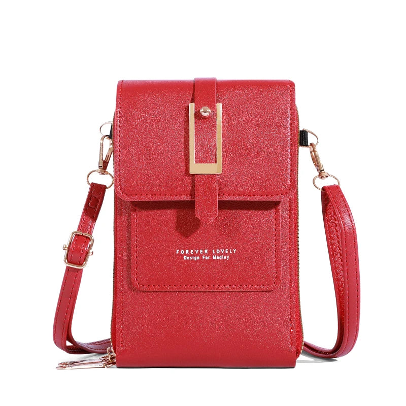 Women's Bag Soft Leather Wallets Cell Phone Purse Fashion Crossbody Shoulder Bags