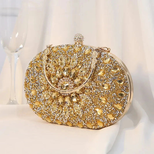 Crystals Party Purses Diamond Designer Crossbody Handbags