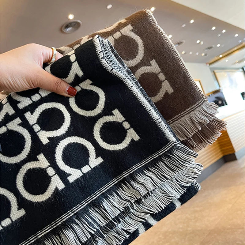 Luxury designer Brand Winter blanket Scarf shawls for Women