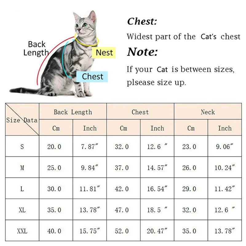 Winter Warm Hairless Cat Clothes for Cats