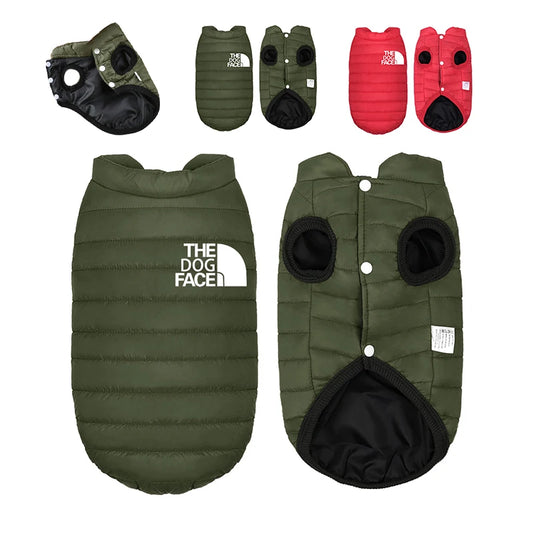 Double Sided Dog Coat Winter Warm Pet Dog Clothes For Small Medium Dogs