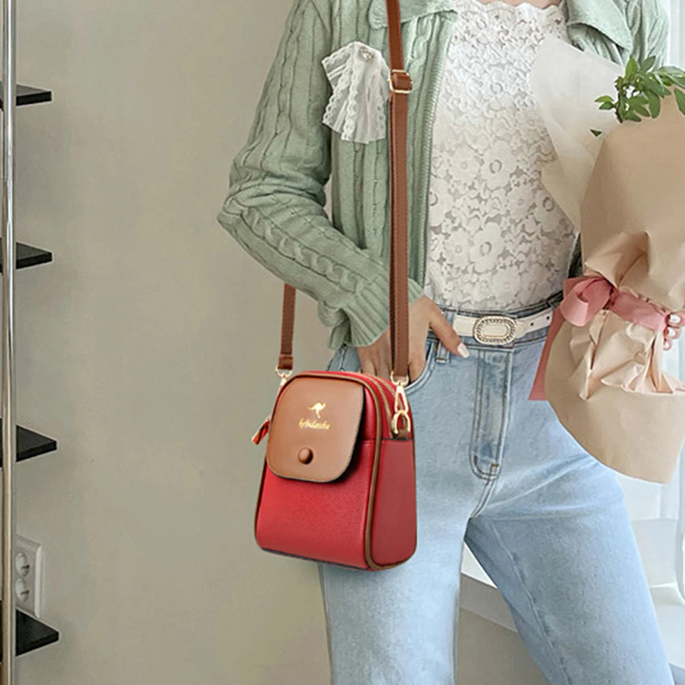 High Quality Leather Women's Crossbody Bag