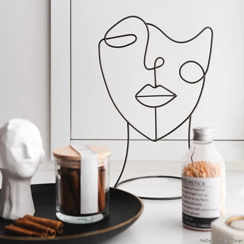 Home Decor Figure Face Abstract Sculptures