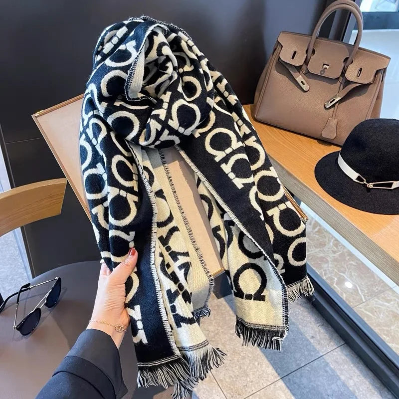 Luxury designer Brand Winter blanket Scarf shawls for Women
